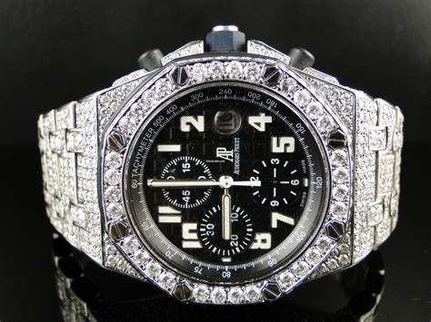 audemars piguet fully iced out|iced out watches real diamonds.